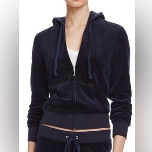 NWOT Juicy Couture Black Label Navy Hoodie